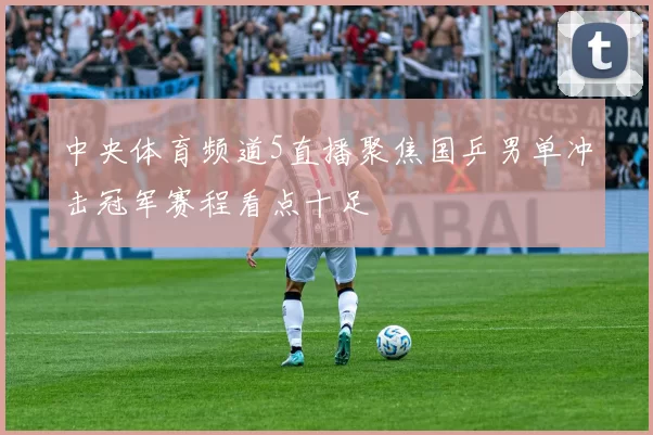 中央体育频道5直播聚焦国乒男单冲击冠军赛程看点十足